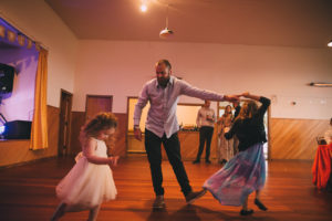 Children dancing the night away at the reception